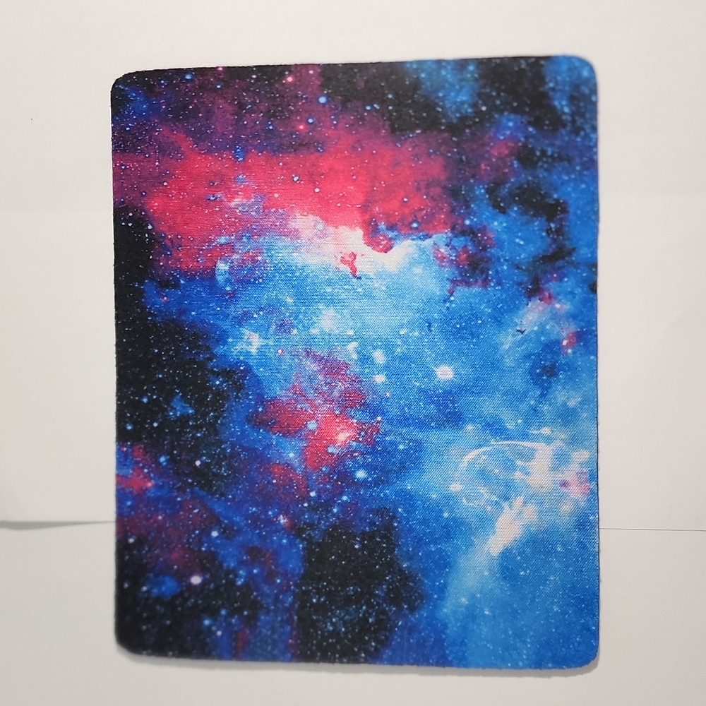 Mouse Pad, Blue/Red/Black, 8.5" x 7"